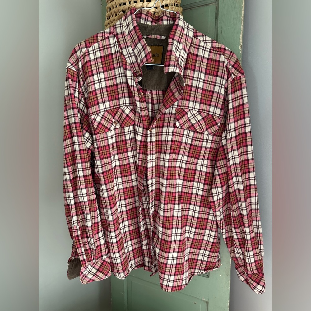 Men’s 3XL Multicolor Flannel Shirt
